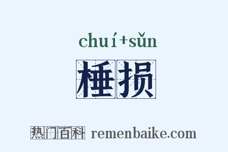 棰损是什么意思的图片